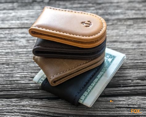 leather money clips for men.